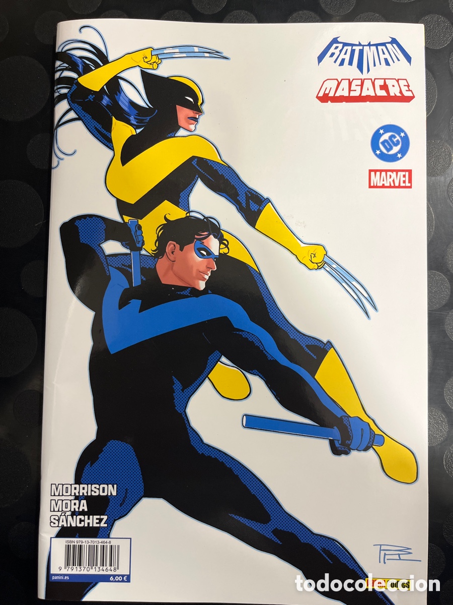 C&oacute;mics: BATMAN & MASACRE ONE SHOT DC & MARVEL PORTADA ALTERNATIVA de BRUNO REDONDO ( 2026 )