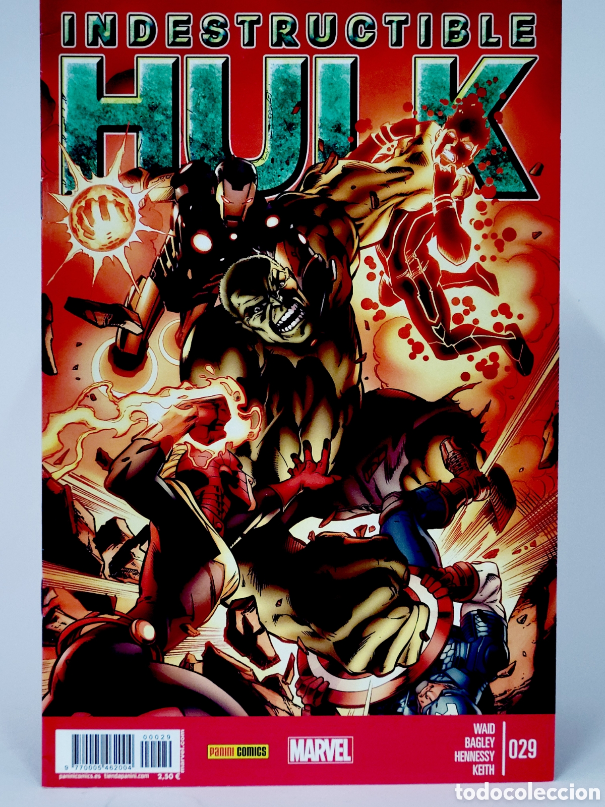 C&oacute;mics: C&Oacute;MIC INDESTRUCTIBLE HULK 29 PANINI MARVEL GRAPA CASI EXCELENTE ESTADO