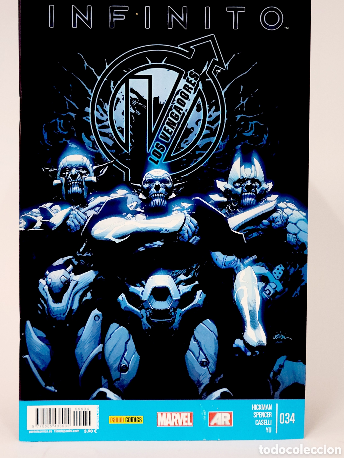 C&oacute;mics: C&Oacute;MIC LOS VENGADORES 34 INFINITO PANINI MARVEL GRAPA CASI EXCELENTE ESTADO