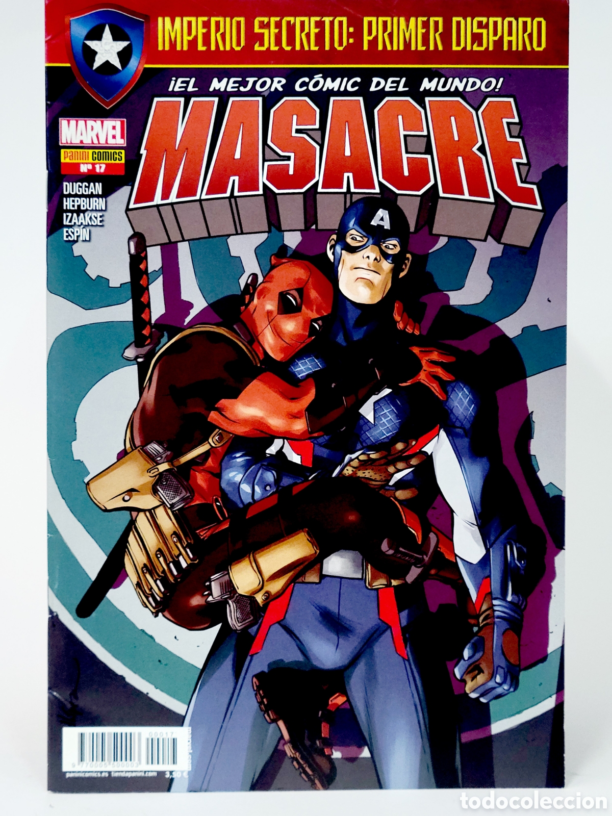 C&oacute;mics: C&Oacute;MIC MASACRE 17 IMPERIO SECRETO PRIMER DISPARO PANINI MARVEL GRAPA MUY BUEN ESTADO