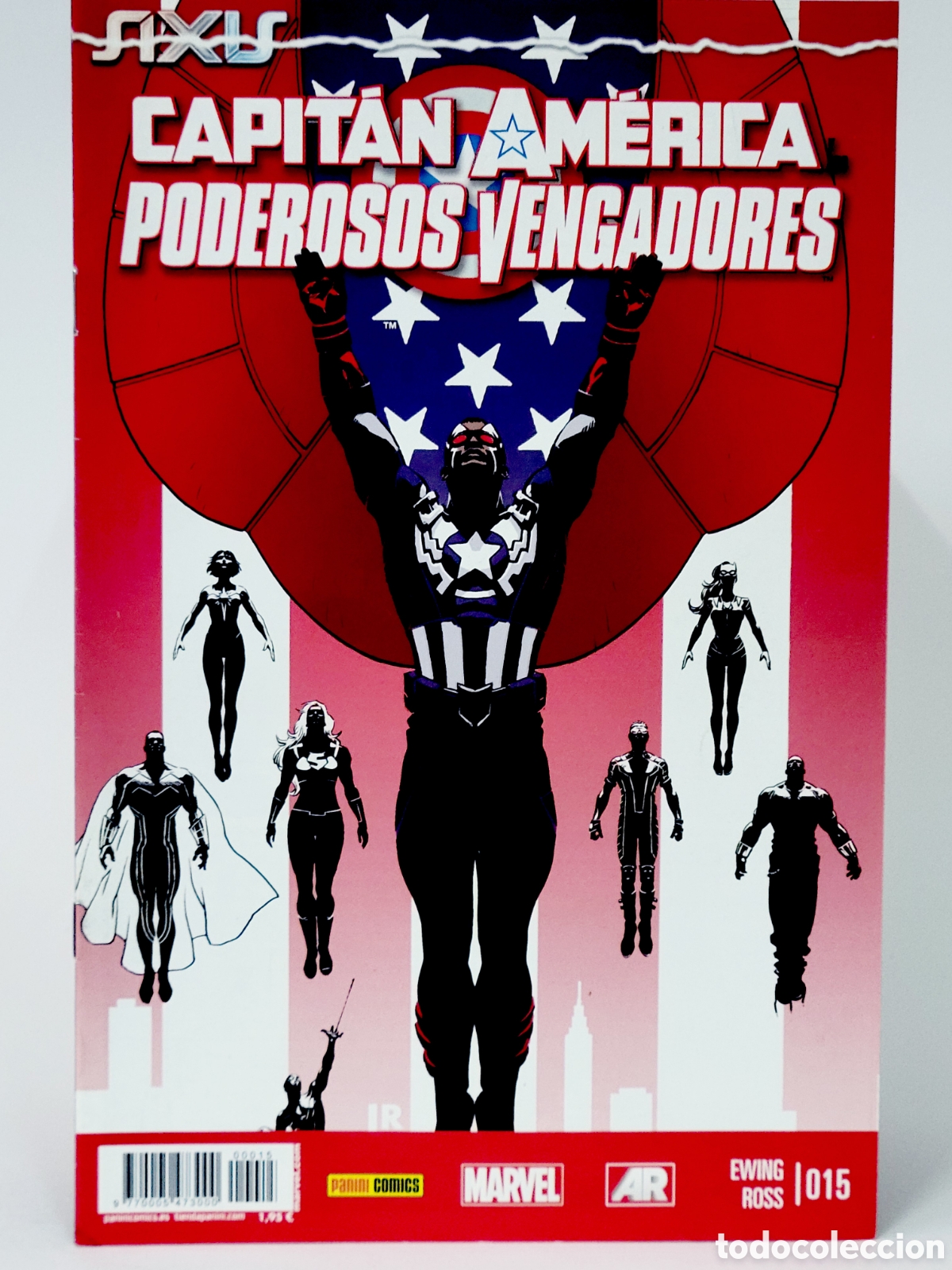 C&oacute;mics: C&Oacute;MIC CAPITAN AM&Eacute;RICA PODEROSOS VENGADORES 15 AXIS PANINI MARVEL GRAPA DE KIOSCO