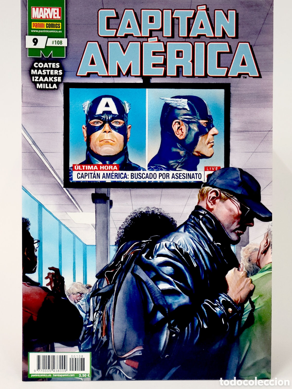 C&oacute;mics: C&Oacute;MIC CAPITAN AM&Eacute;RICA 108 PANINI MARVEL GRAPA CASI EXCELENTE ESTADO