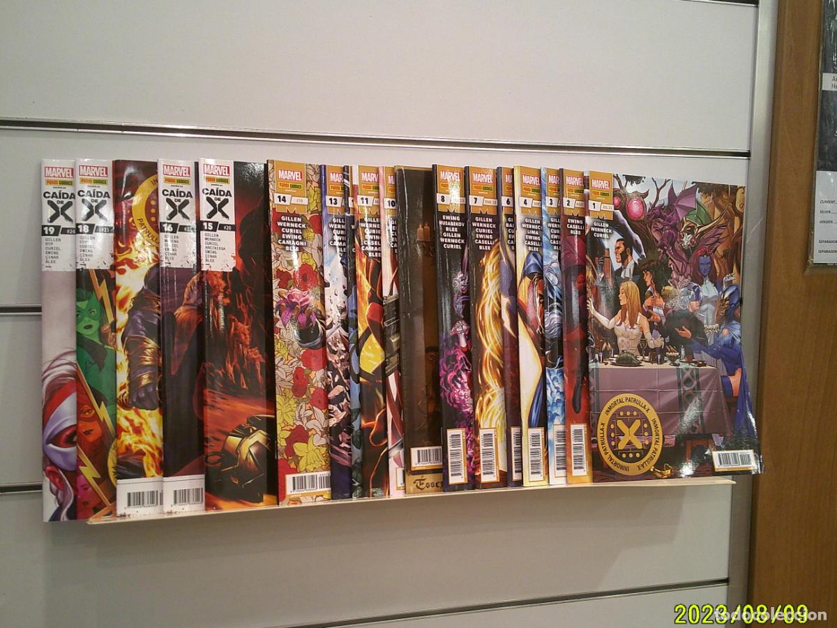 C&oacute;mics: INMORTAL PATRULLA-X COMPLETA 19 NUMEROS MARVEL - PANINI OFERTA (ANTES 118,40&euro;)
