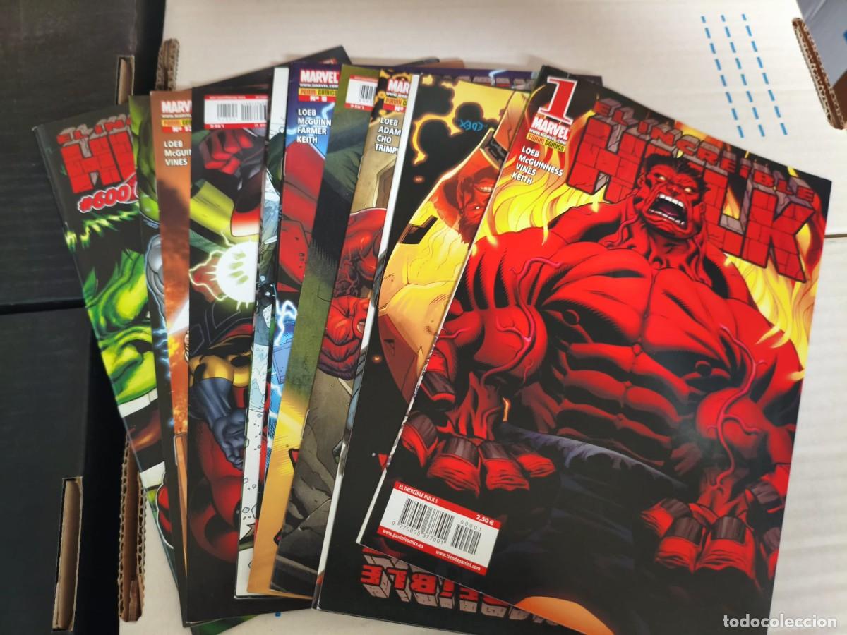 C&oacute;mics: El Incre&iacute;ble Hulk (2008-2011) Completa 32 n&uacute;meros + World War Hulk 6 n&uacute;meros panini loeb mcguiness