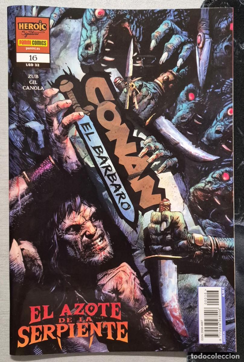 C&oacute;mics: CONAN EL BARBARO N&ordm; 16 / 32 : EL AZOTE DE LA SERPIENTE - JIM ZUB / MARVEL - PANINI