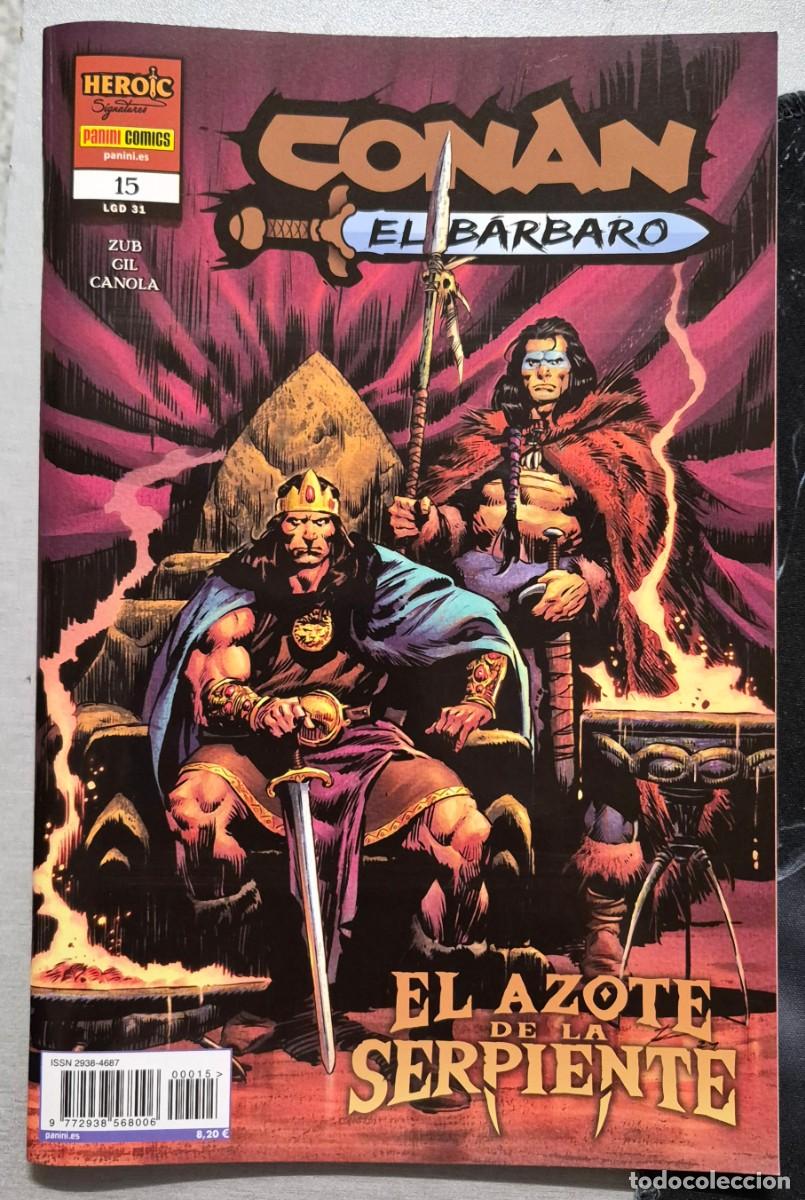 C&oacute;mics: CONAN EL BARBARO N&ordm; 15 / 31 : EL AZOTE DE LA SERPIENTE - JIM ZUB / MARVEL - PANINI