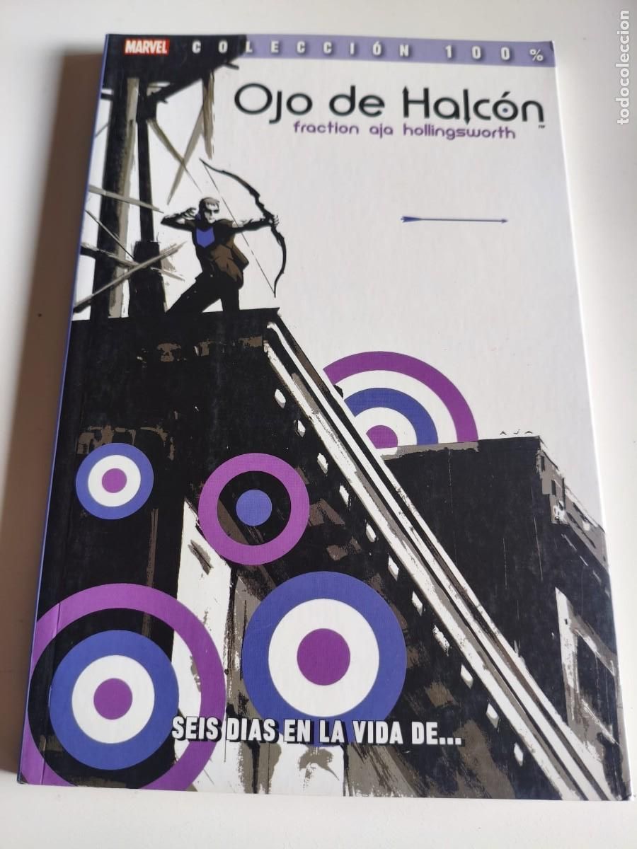 C&oacute;mics: Ojo de Halc&oacute;n. 100% Marvel Tomo 1 Seis d&iacute;as en la visa de... Fraction y David Aj&aacute; Panini