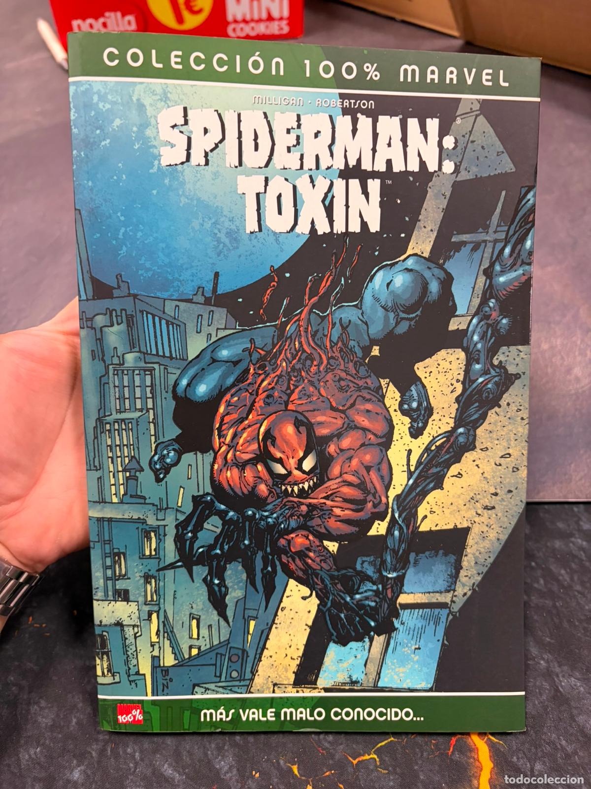 C&oacute;mics: SPIDERMAN TOXIN - COLECCI&Oacute;N 100% MARVEL - M&Aacute;S VALE MALO CONOCIDO&hellip; - PANINI