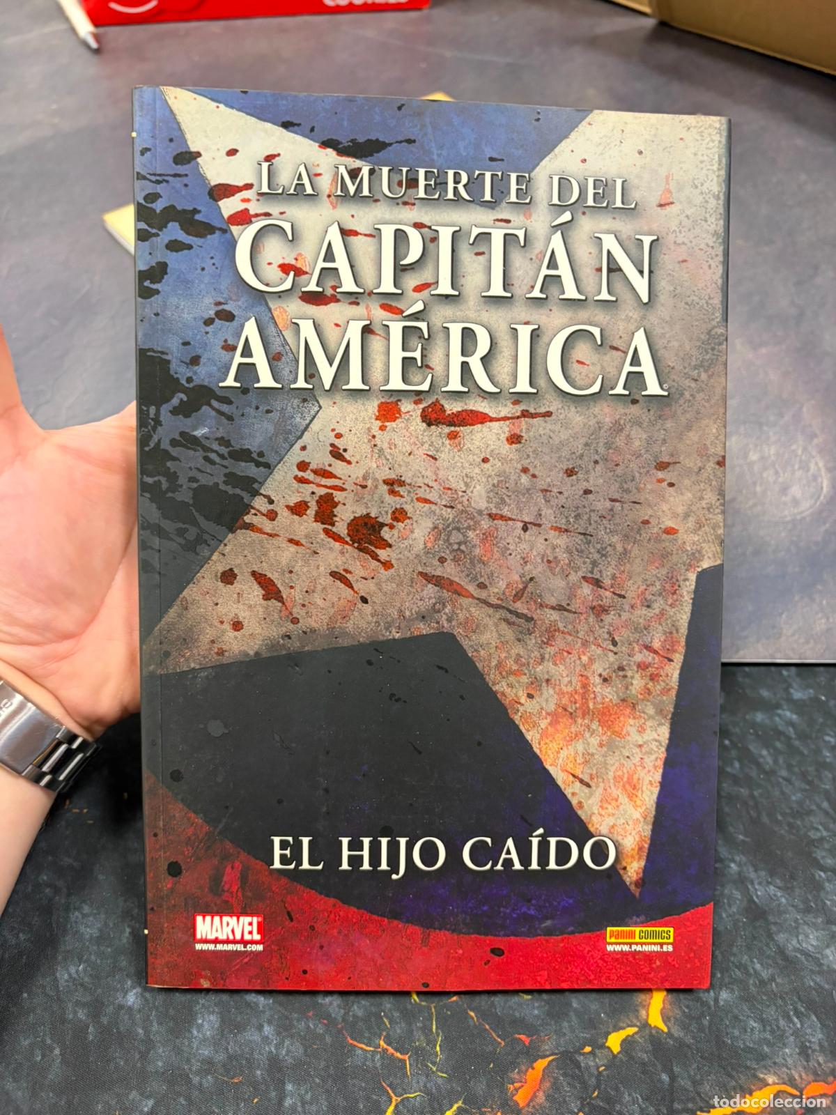 C&oacute;mics: 100% MARVEL LA MUERTE DEL CAPIT&Aacute;N AM&Eacute;RICA EL HIJO CA&Iacute;DO (Vvaa) Panini
