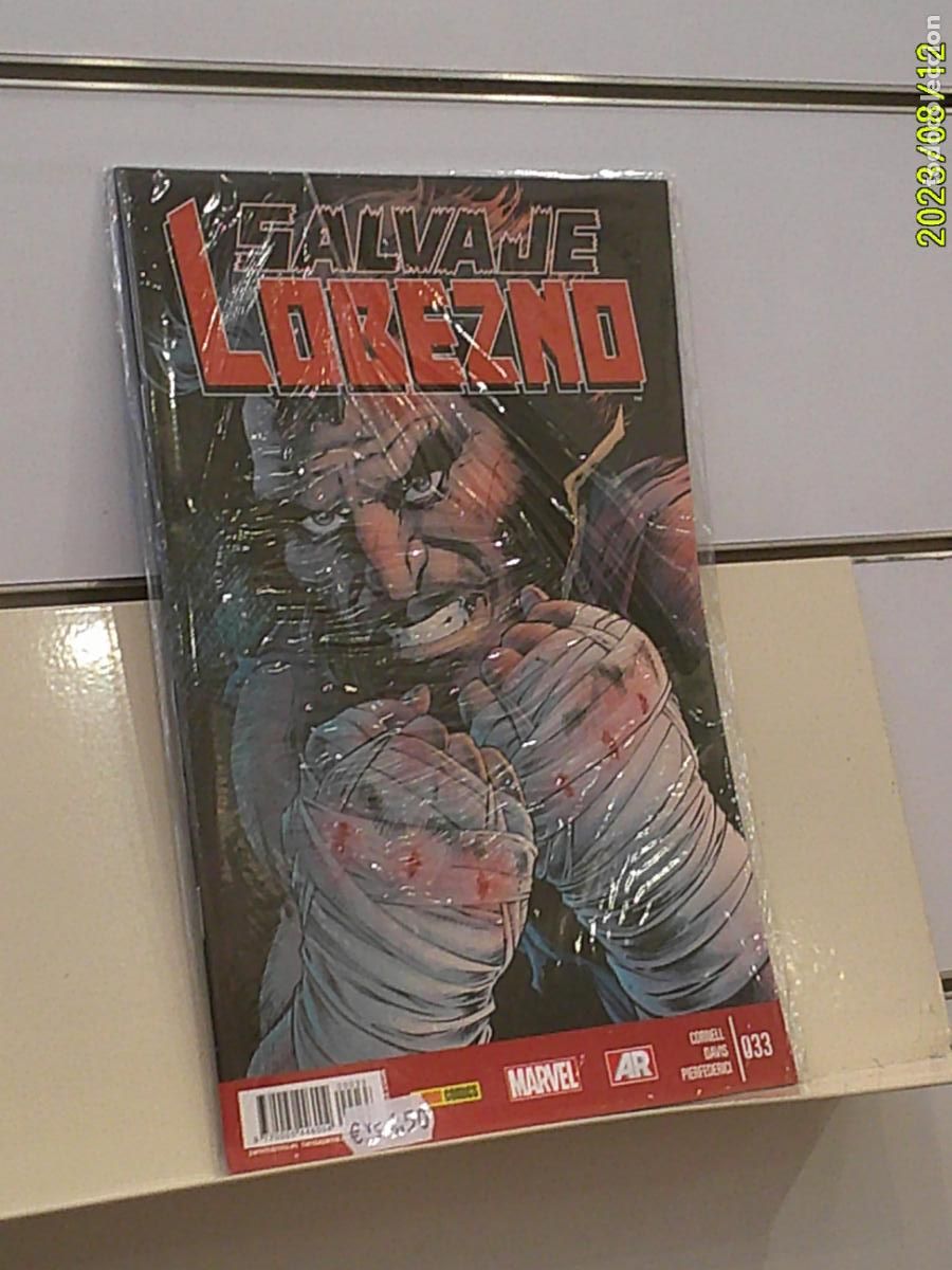 C&oacute;mics: SALVAJE LOBEZNO N&ordm; 33 MARVEL - PANINI