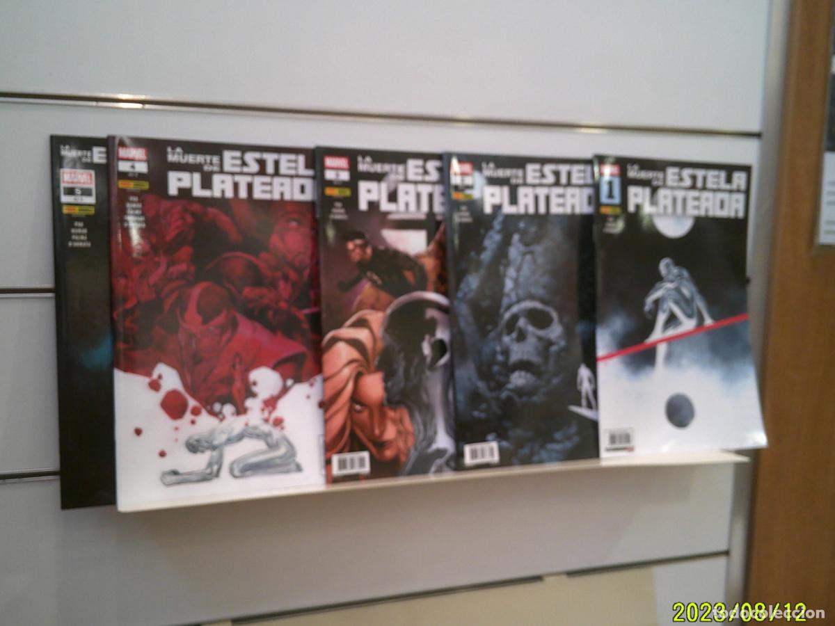 C&oacute;mics: LA MUERTE DE ESTELA PLATEADA COMPLETA 5 NUMEROS MARVEL - PANINI OFERTA