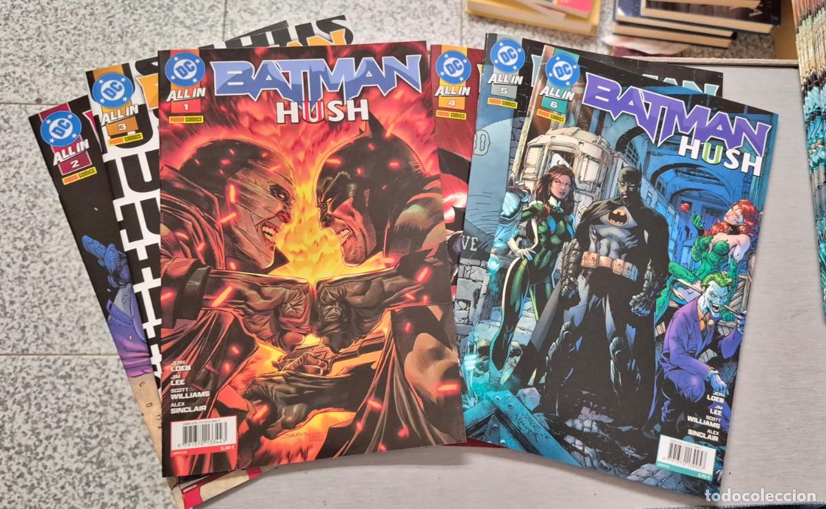C&oacute;mics: BATMAN HUSH II COMPLETA 6 NUMEROS - JEPH LOEB JIM LEE / ALL IN -DC - PANINI