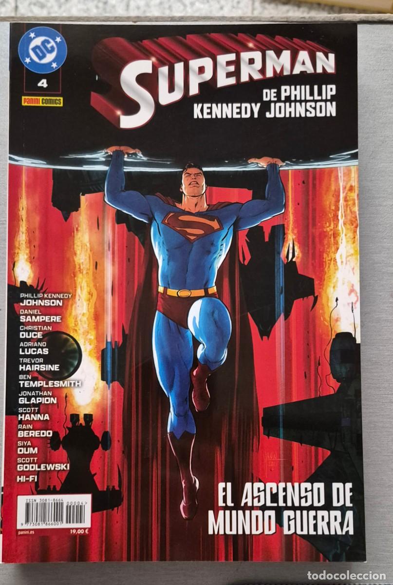 C&oacute;mics: SUPERMAN DE PHILLIP KENNEDY N&ordm; 4 : EL ASCENSO DE MUNDO GUERRA / MIKEL KANIN DC - PANINI
