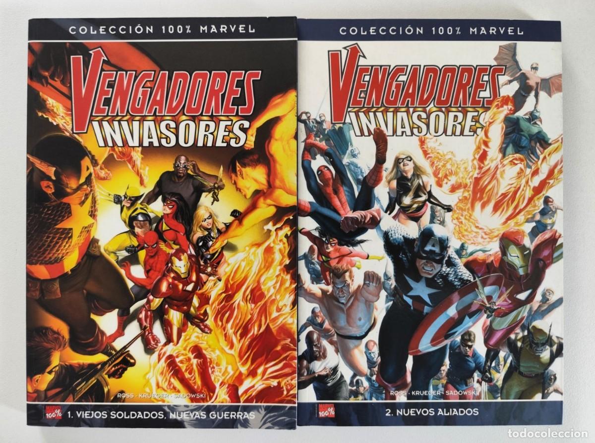 C&oacute;mics: VENGADORES / INVASORES COMPLETA (Alex Ross, Jim Krueger, Steph Sadowski) 100% MARVEL ~ PANINI (2009)