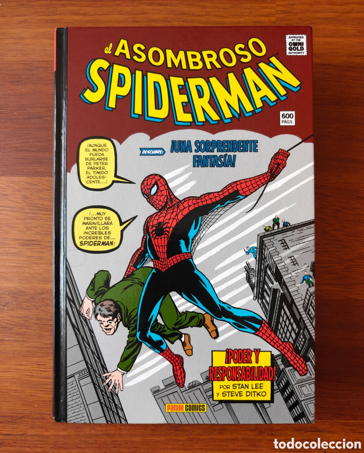 C&oacute;mics: Omnigold Marvel Gold El asombroso Spiderman. Poder y responsabilidad. Tomo 1.