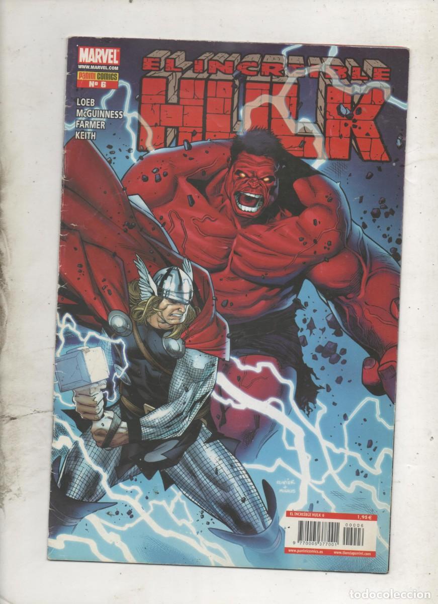 Comics: EL INCREIBLE HULK N&ordm; 6 . PANINI -C5