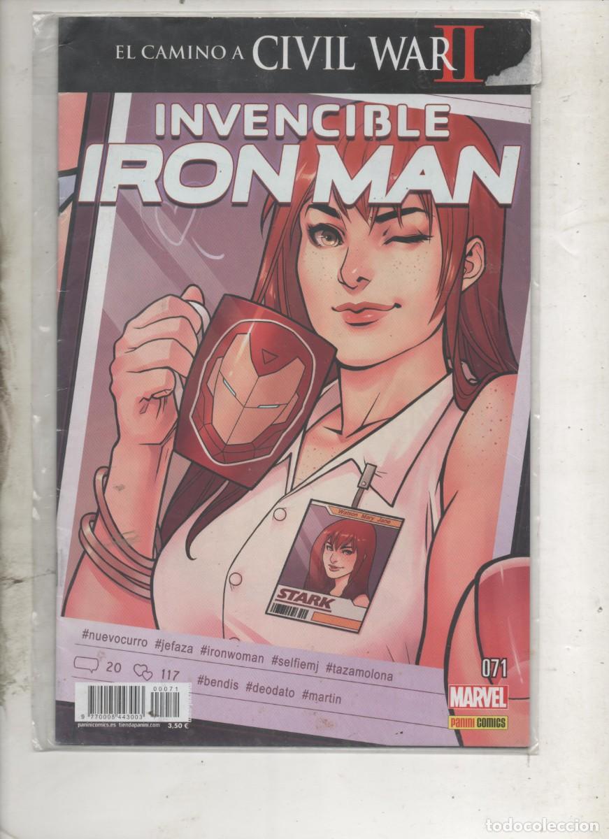 C&oacute;mics: INVENCIBLE IRON MAN N&ordm; 71 . PANINI -C5