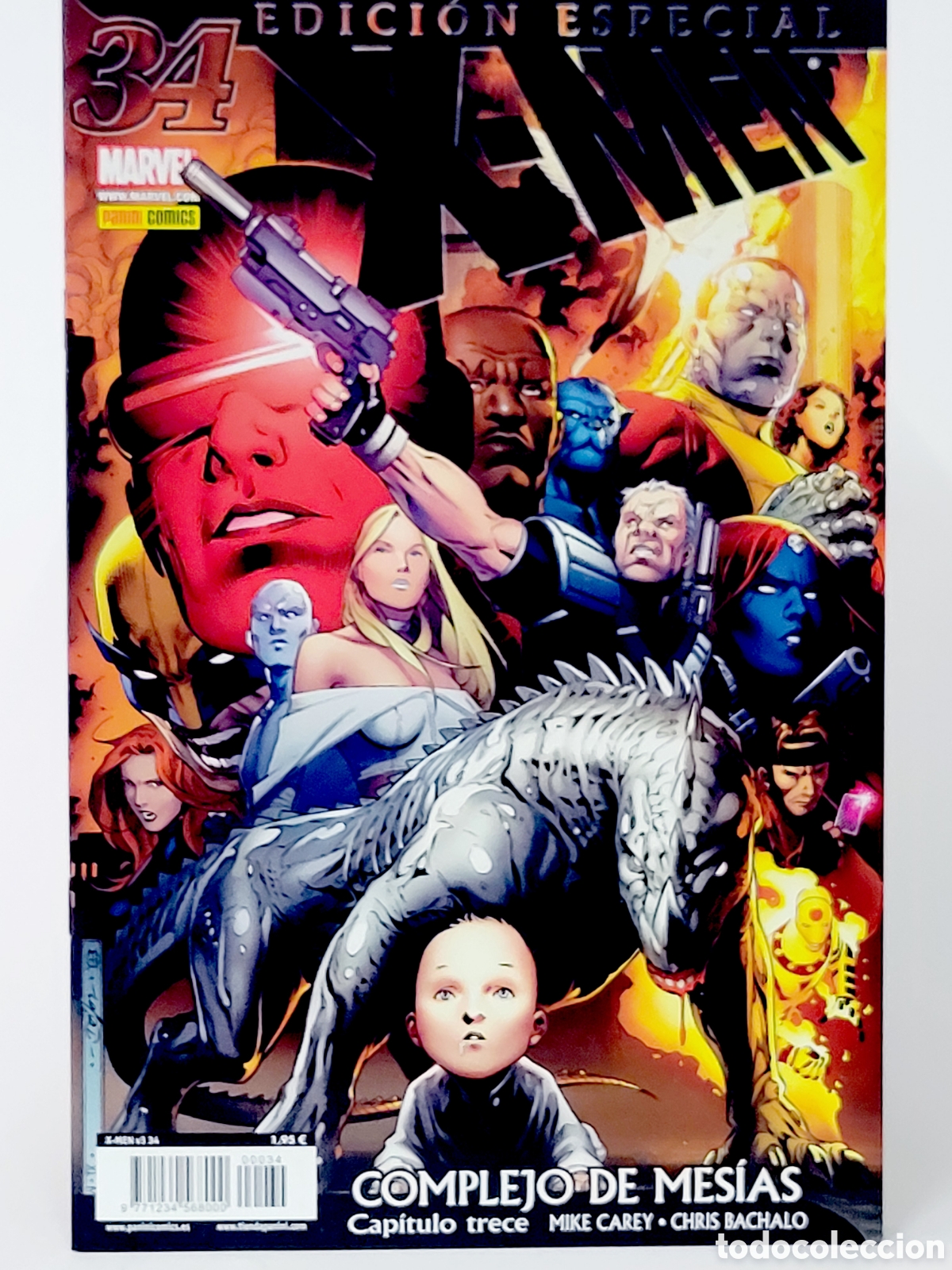 C&oacute;mics: C&Oacute;MIC X-MEN 34 COMPLEJO DE MESIAS EDICI&Oacute;N ESPECIAL PANINI MARVEL GRAPA DE KIOSCO