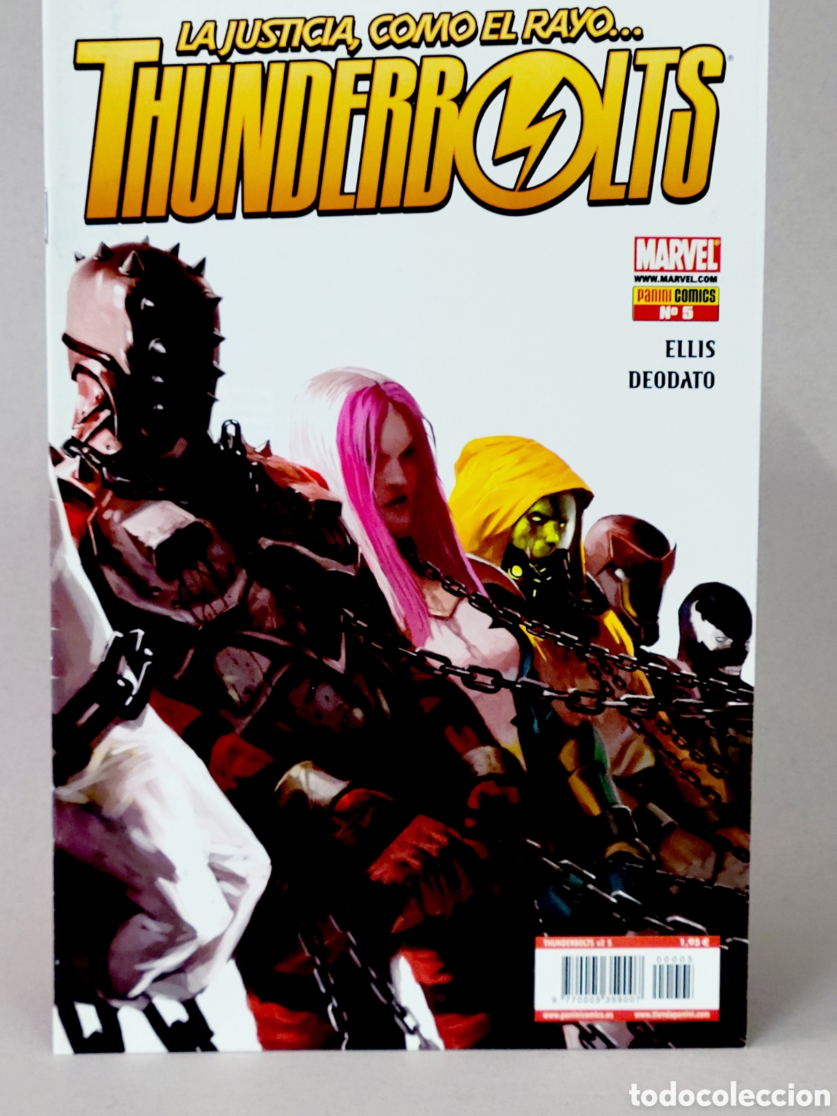 C&oacute;mics: C&Oacute;MIC THUNDERBOLTS 5 VOL.2 PANINI MARVEL VOLUMEN GRAPA DE KIOSCO