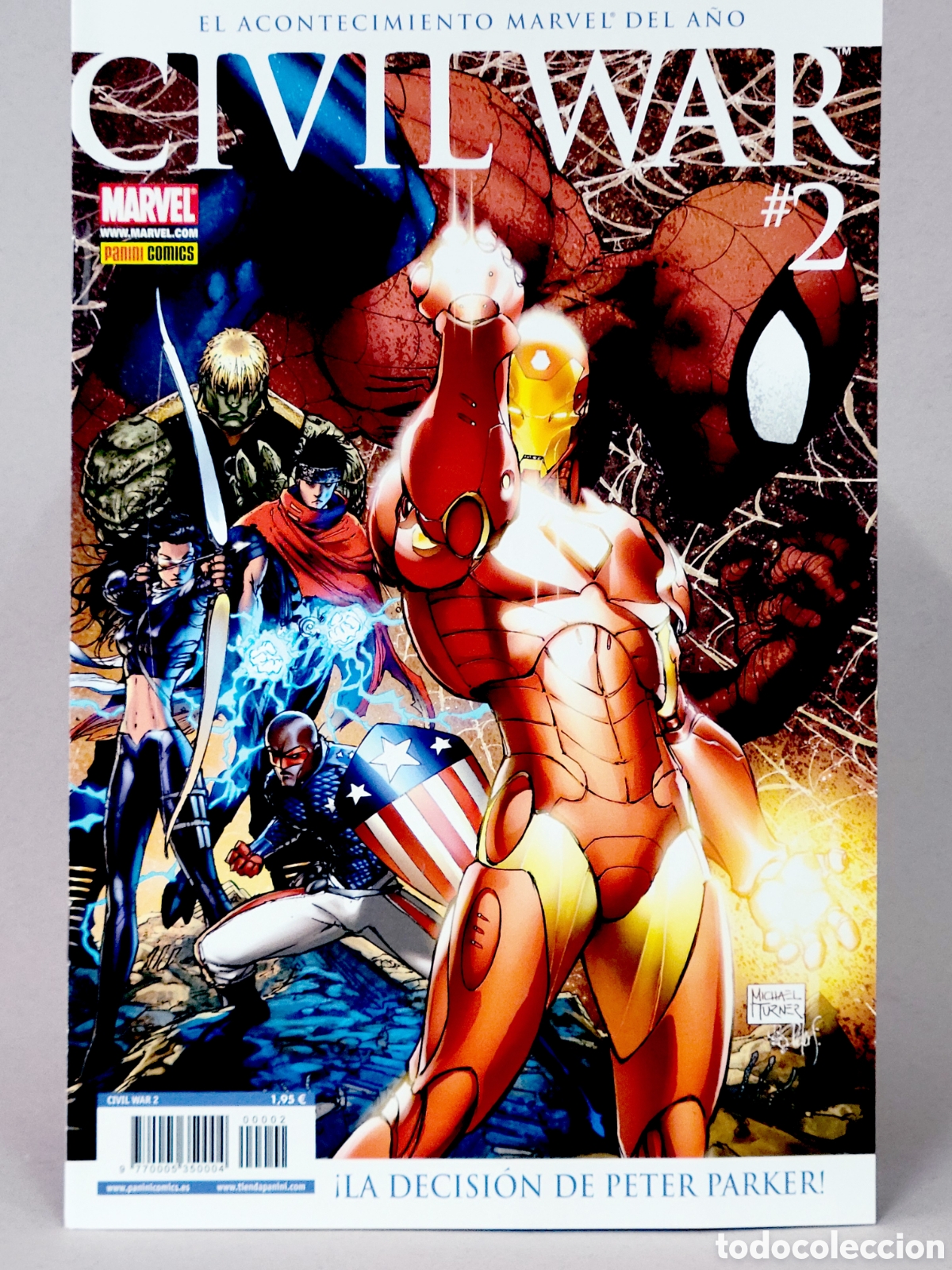 C&oacute;mics: C&Oacute;MIC CIVIL WAR 2 LA DECISI&Oacute;N DE PETER PARKER PANINI MARVEL GRAPA DE KIOSCO