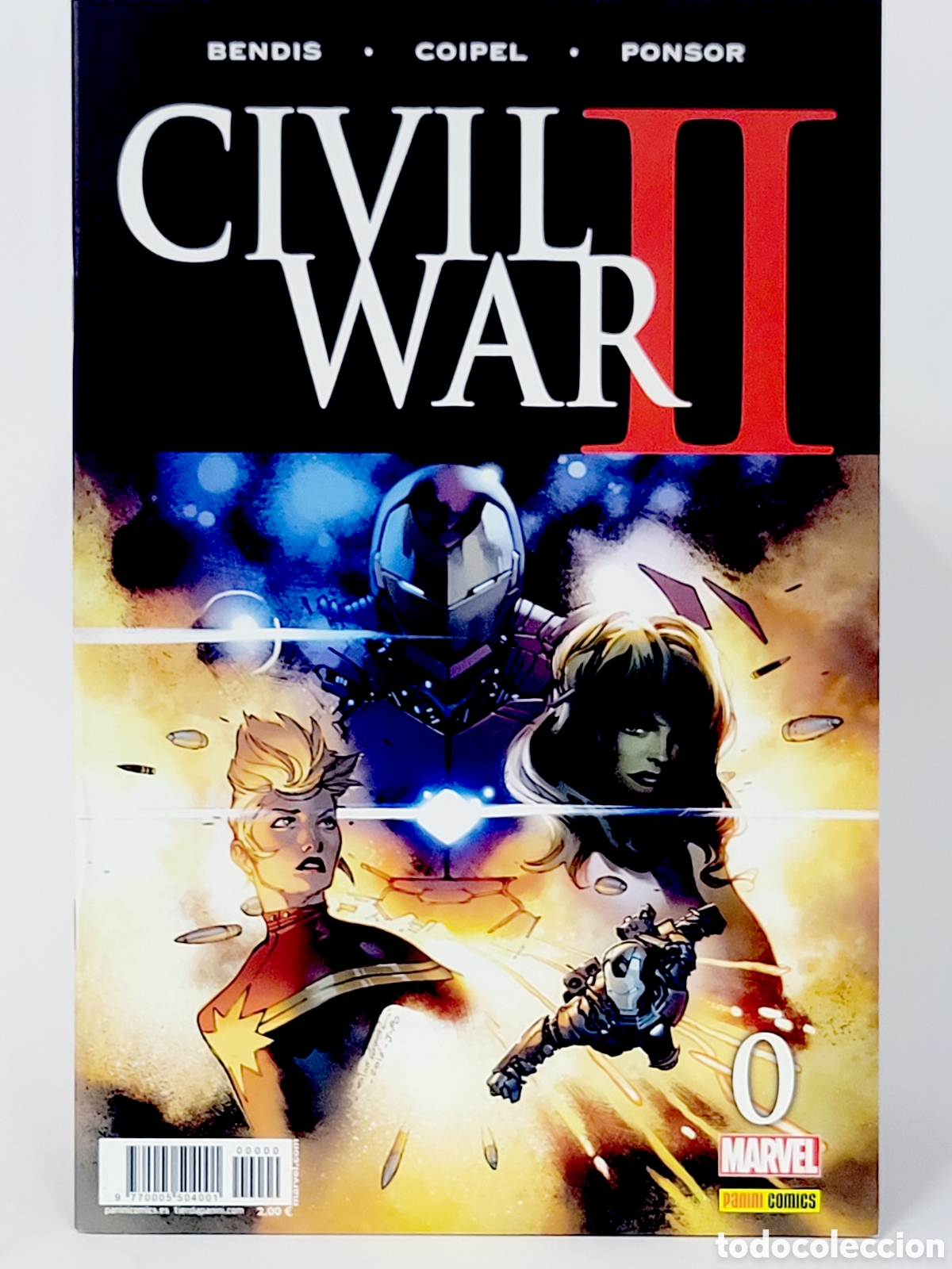C&oacute;mics: C&Oacute;MIC CIVIL WAR II 0 PANINI MARVEL GRAPA DE KIOSCO