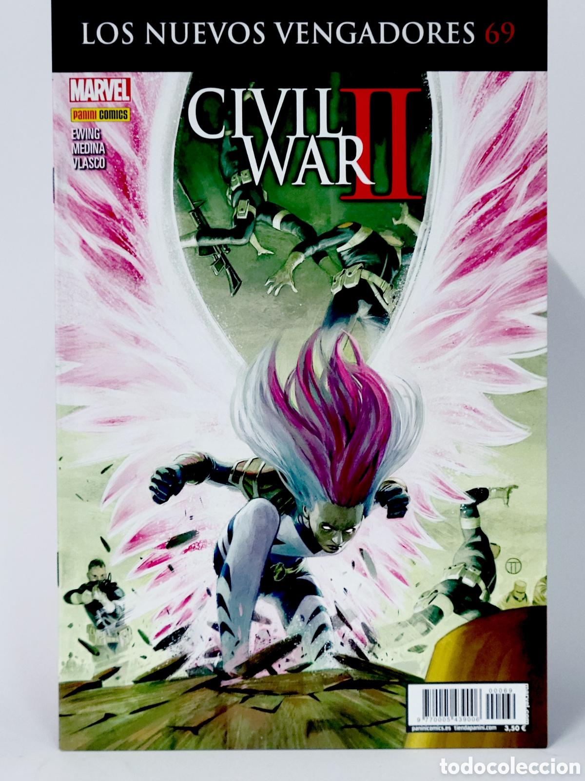 C&oacute;mics: C&Oacute;MIC LOS NUEVOS VENGADORES 69 CIVIL WAR II PANINI MARVEL GRAPA DE KIOSCO