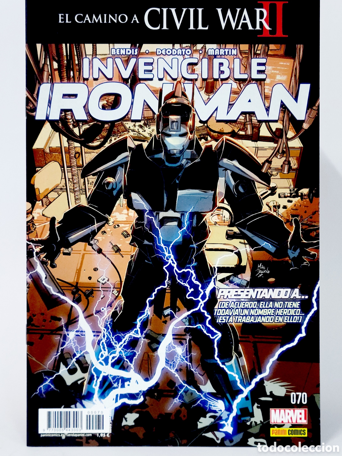 C&oacute;mics: C&Oacute;MIC INVENCIBLE IRON MAN 70 EL CAMINO CIVIL WAR II PANINI MARVEL GRAPA DE KIOSCO