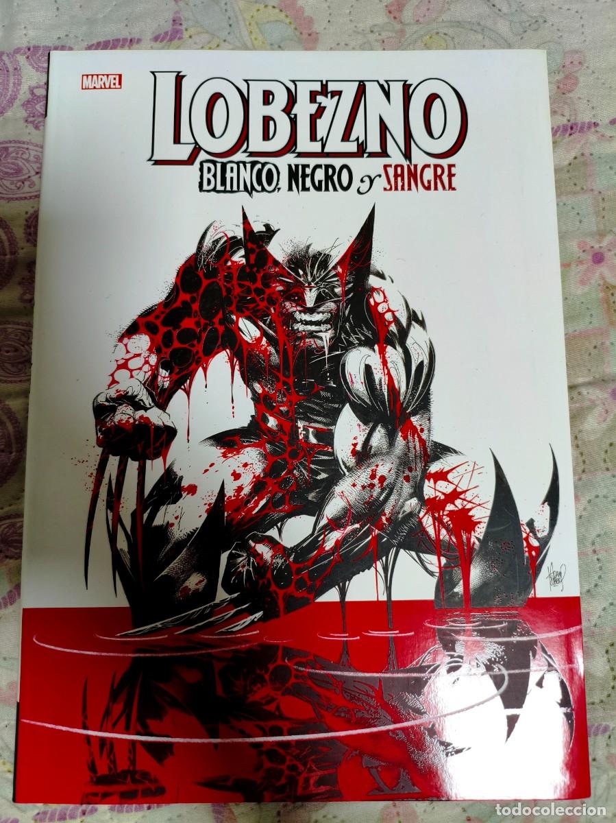 C&oacute;mics: TODO LOBEZNO BLANCO, NEGRO Y SANGRE GRAN FORMATO 24x33 (Panini)- IMPECABLE