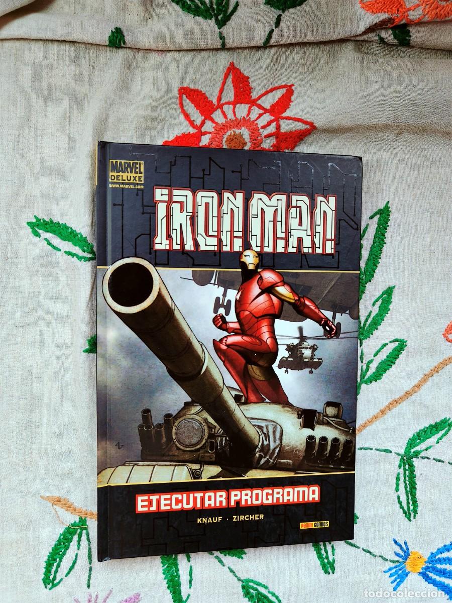 C&oacute;mics: Iron Man Ejecutar Programa. Marvel Deluxe. Ellis. Panini. Est&aacute; como nuevo. - Foto 1
