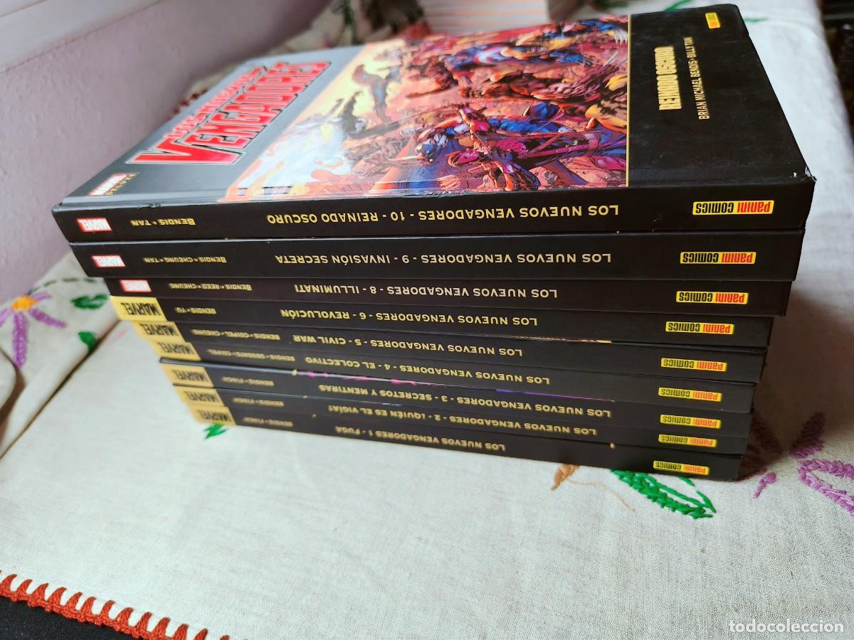 C&oacute;mics: Los Nuevos Vengadores 1-6 y 8-10. Illuminati, Reinado Oscuro, .. Marvel Deluxe. Panini