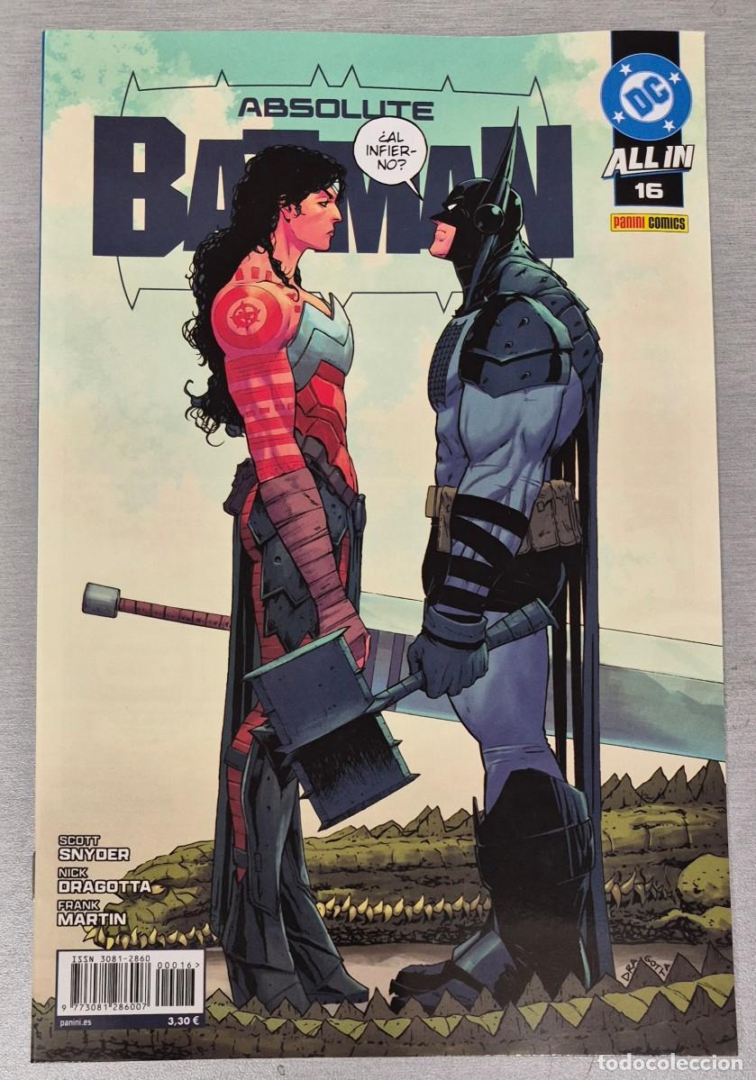 C&oacute;mics: ABSOLUTE BATMAN N&ordm; 16 - SCOTT SNYDER / ALL IN / DC - PANINI