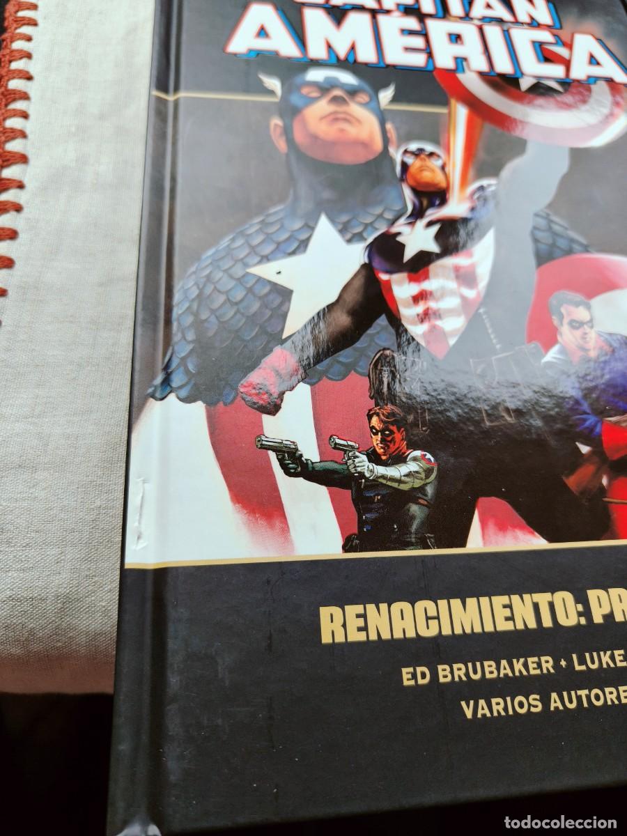 C&oacute;mics: Capit&aacute;n Am&eacute;rica 1-3 y 5-9. Marvel Deluxe. Panini. - Foto 9