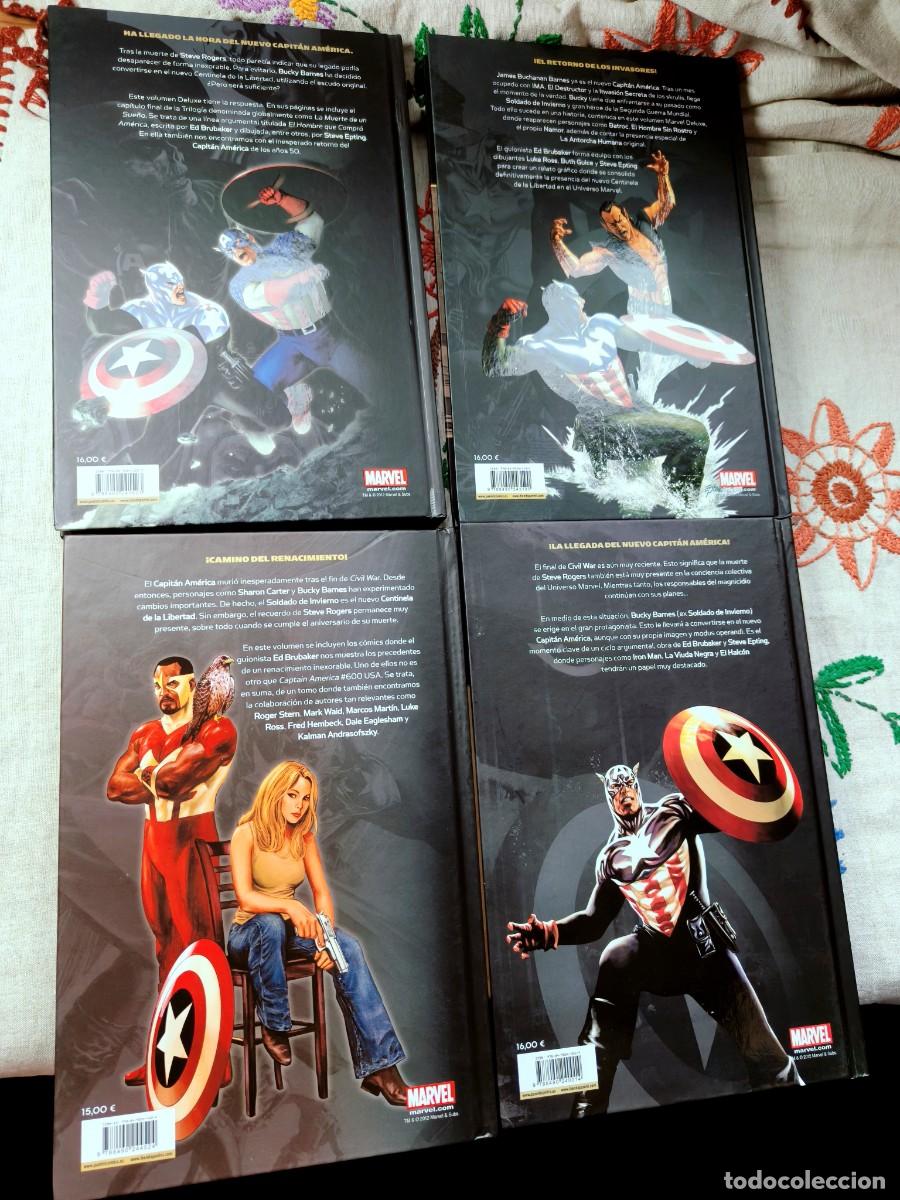 C&oacute;mics: Capit&aacute;n Am&eacute;rica 1-3 y 5-9. Marvel Deluxe. Panini. - Foto 10
