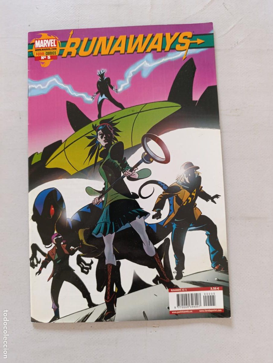 C&oacute;mics: RUNAWAYS VOL. 2 N&ordm; 5 - MARVEL - PANINI (038)