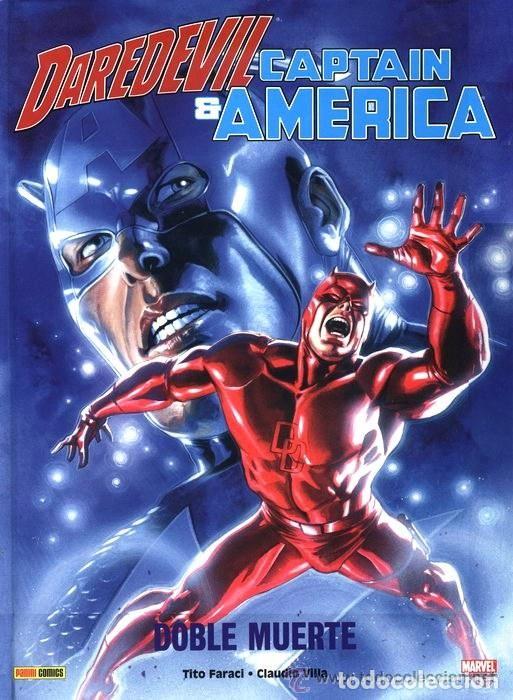 C&oacute;mics: DAREDEVIL Y CAPITAN AMERICA : DOBLE MUERTE (de TITO FARACI Y CLAUDIO VILLA) (Panini. MBE)