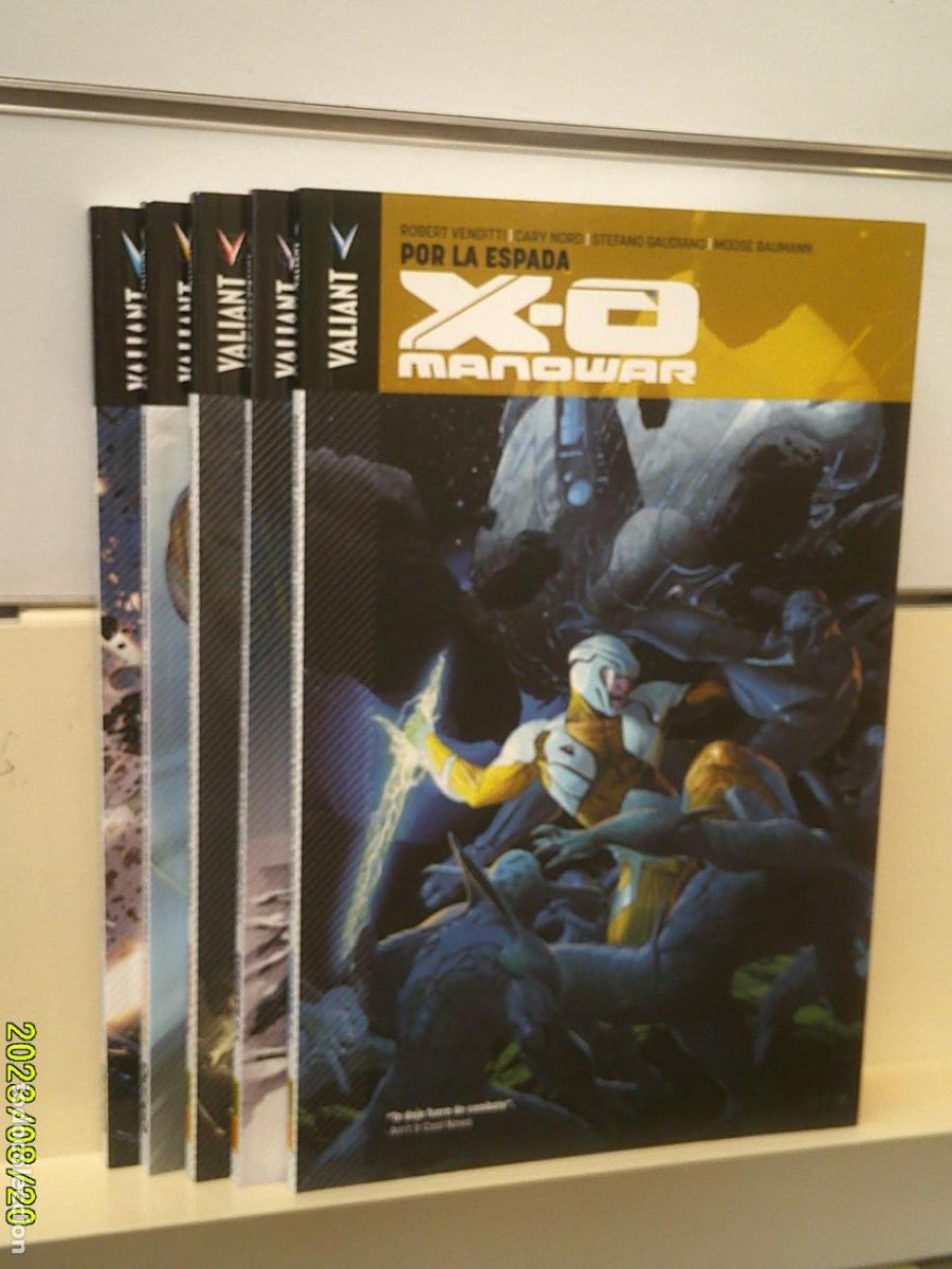 C&oacute;mics: X-O MANOWAR COMPLETA 5 TOMOS - PANINI ALETA