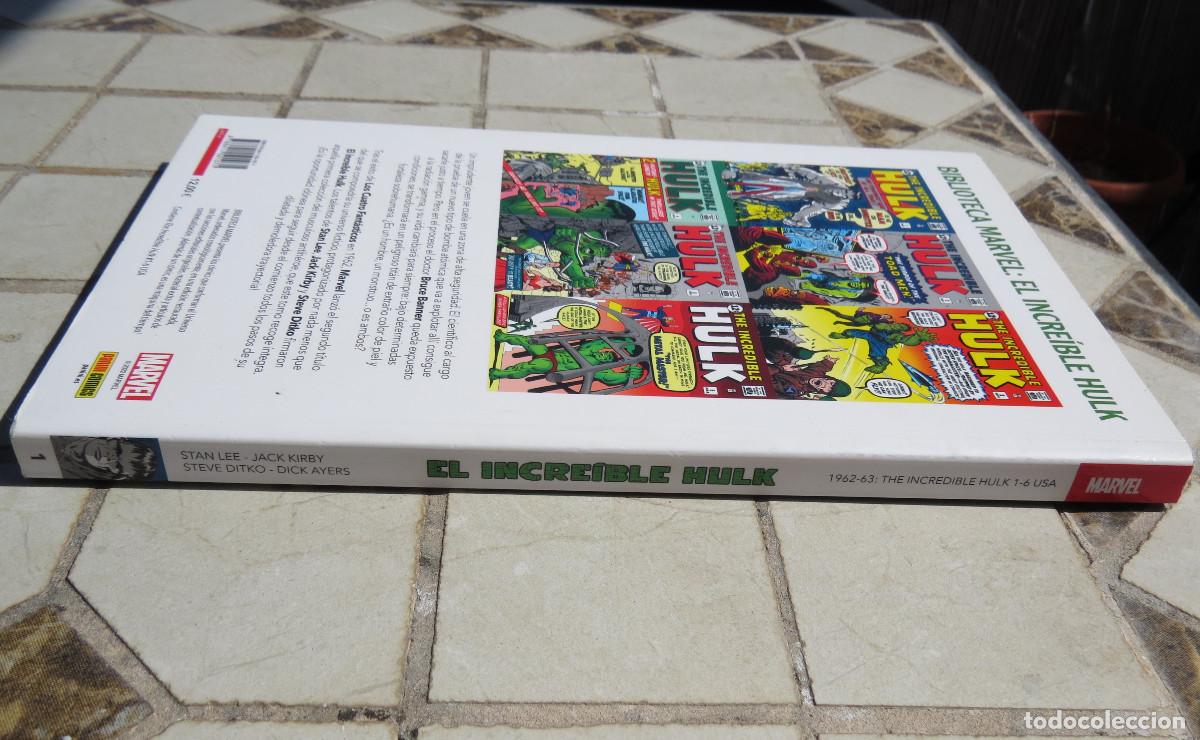 C&oacute;mics: EL INCREIBLE HULK 1 BIBLIOTECA MARVEL 1962 - 63 MARVEL COMICS PANINI - Foto 3