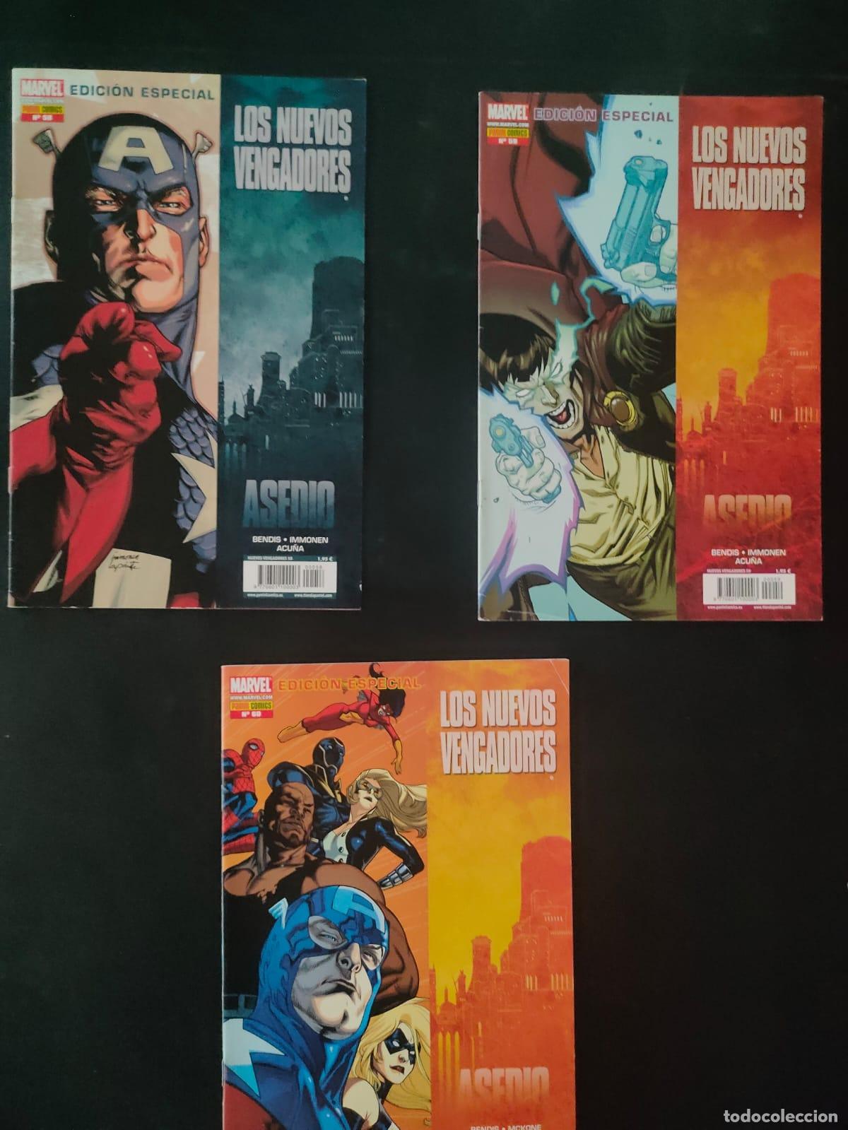 C&oacute;mics: LOS NUEVOS VENGADORES VOL 1 NUMEROS 58,59,60