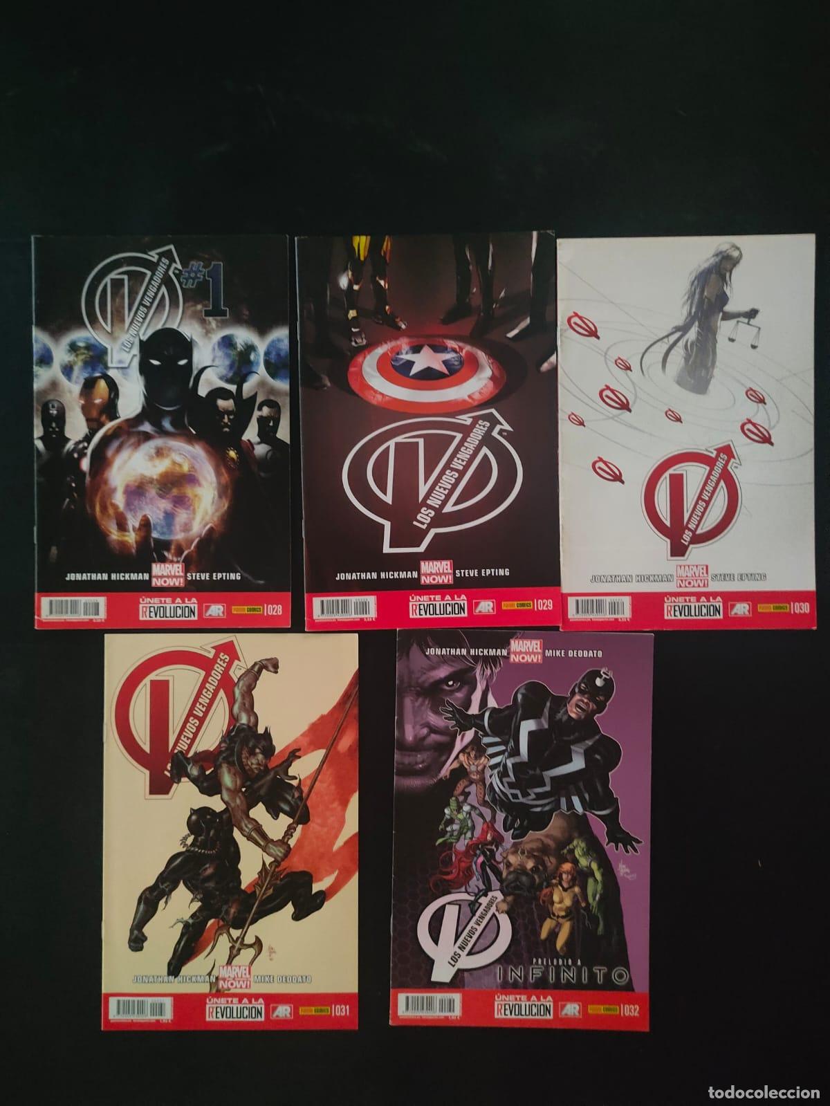 C&oacute;mics: LOS NUEVOS VENGADORES VOL 2 NUMEROS 28,29,30,31,32