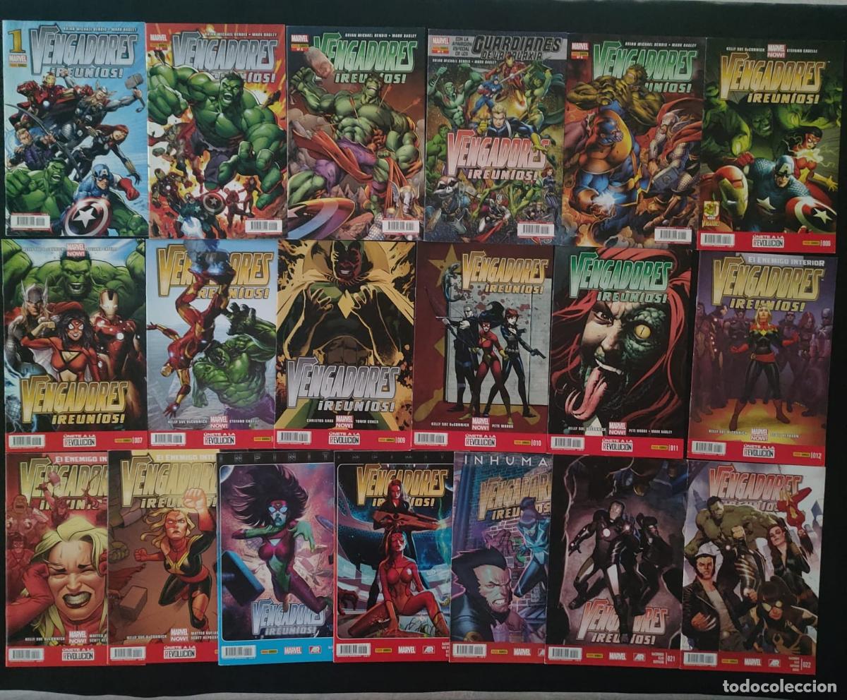 C&oacute;mics: VENGADORES REUNIDOS DEL 1 AL 16,20,21,22