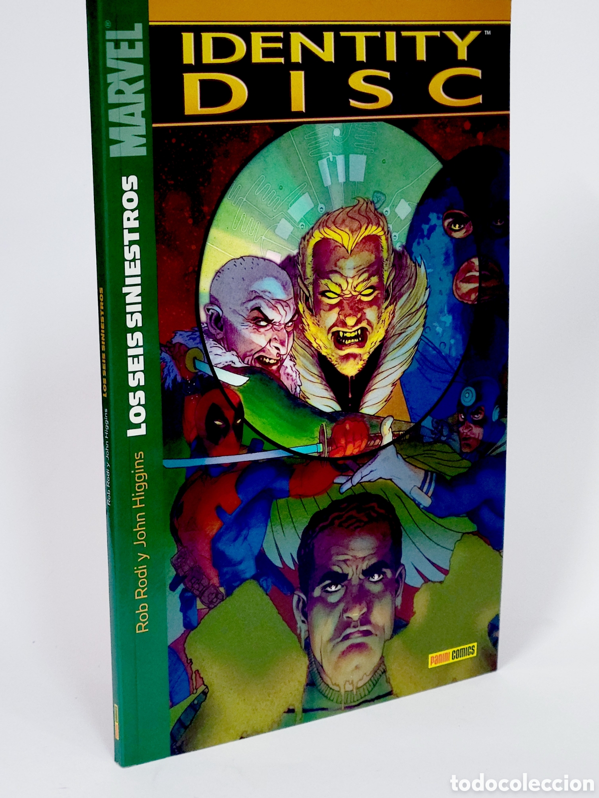 C&oacute;mics: C&Oacute;MIC LOS SEIS SINIESTROS IDENTITY DISC MARVEL PANINI TAPA BLANDA DE KIOSCO