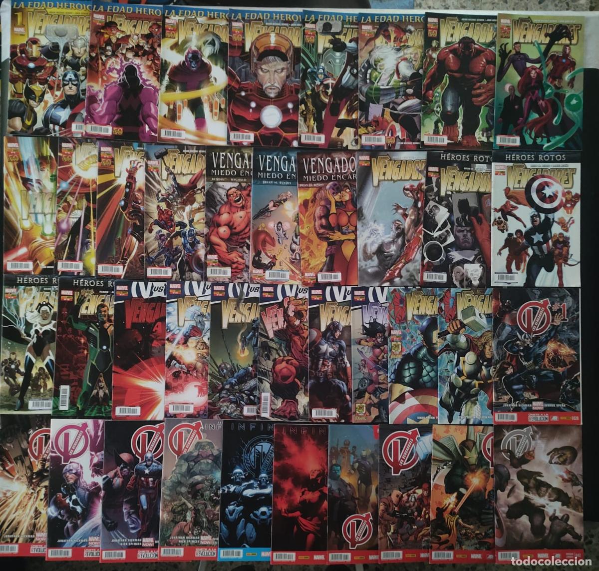 C&oacute;mics: LOS VENGADORES VOL 1 DEL 1 AL 35,39,40,41,42