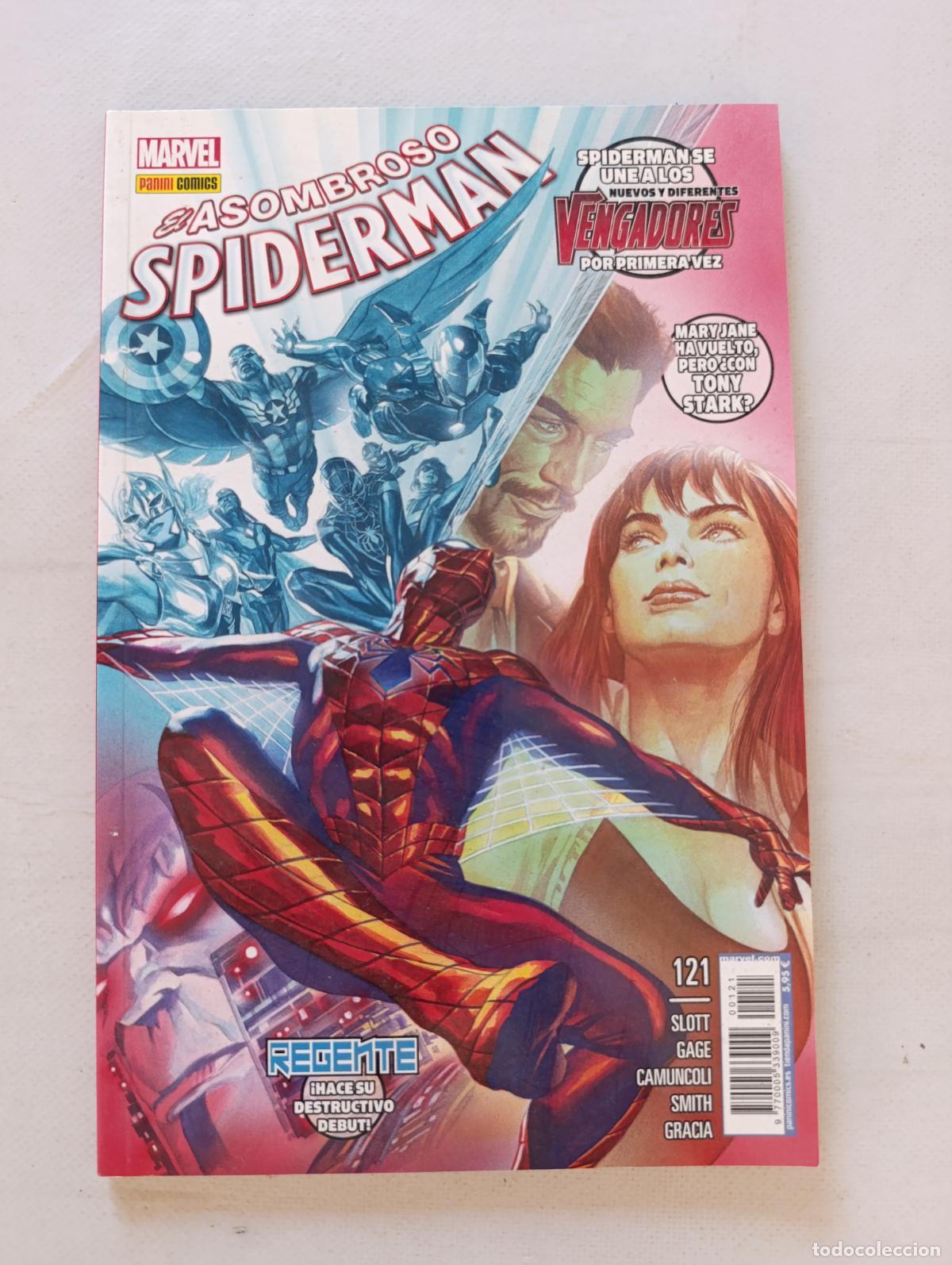 C&oacute;mics: EL ASOMBROSO SPIDERMAN VOL. 7 N&ordm; 121 - LOMO ROJO - MARVEL - PANINI (358)