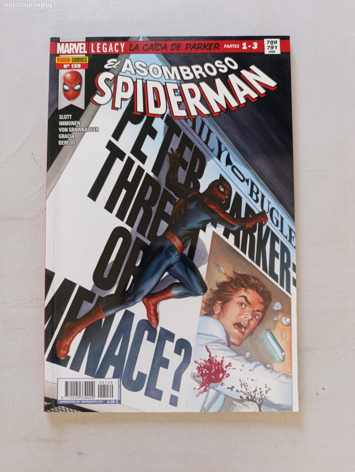 C&oacute;mics: EL ASOMBROSO SPIDERMAN VOL. 7 N&ordm; 139 - LOMO ROJO - MARVEL - PANINI (358w)