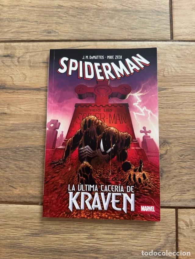 C&oacute;mics: Marvel Essentials: Spiderman: La &Uacute;ltima Cacer&iacute;a de Kraven. TOMO PANINI.