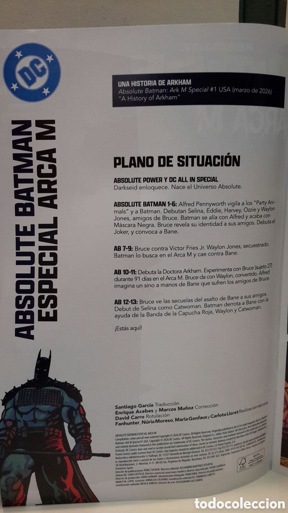 Comics: Absolute Batman. Una historia de Arkham
