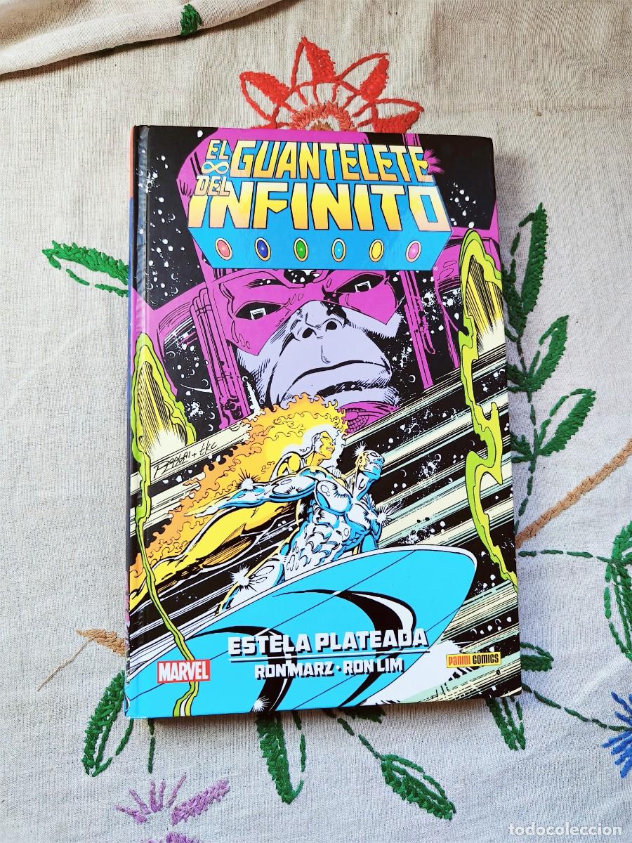 C&oacute;mics: Colecci&oacute;n Jim Starlin. Tomo 4. El Guantelete del Infinito: Estela Plateada. Panini. Tapa dura.