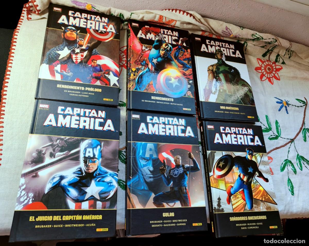 C&oacute;mics: Capit&aacute;n Am&eacute;rica. Completo. Tomos 1 a 14. Marvel Deluxe. Panini. - Foto 8