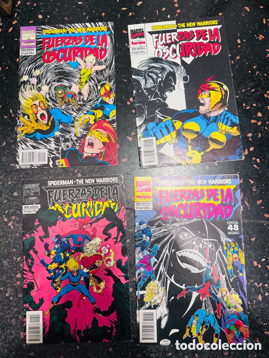 C&oacute;mics: Spiderman &ldquo;fuerzas de la oscuridad&ldquo; 4 ejemplares