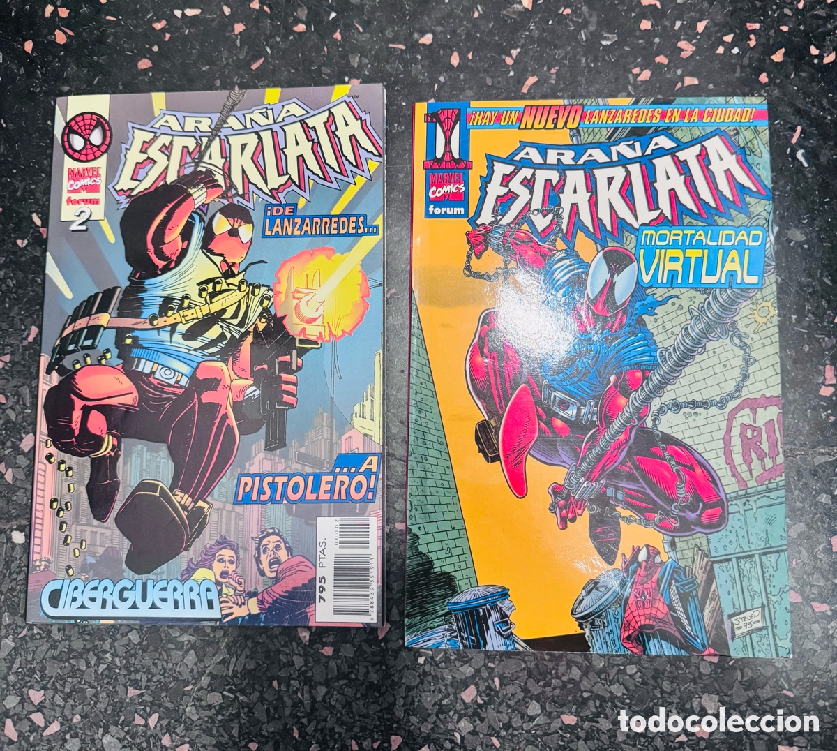 C&oacute;mics: c&oacute;mics ara&ntilde;a escarlata tomos 1 y 2